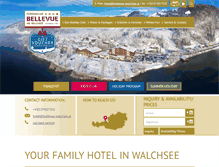 Tablet Screenshot of bellevue-walchsee.at
